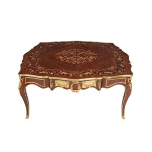 Juego de Mesa de Madera con Incrustaciones de Estilo Rococó de Lujo - Product Image 2