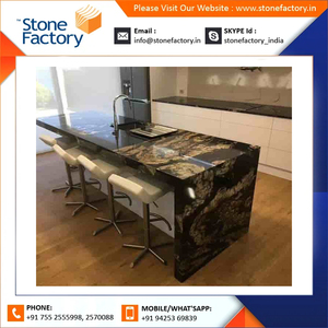 Vente exclusive à chaud pierre de qualité véritable grande dalle de granit poli indien noir étoile galaxie dalles de granit à bon prix - Product Image 2