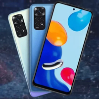 Nouveau smartphone Xiaomi Redmi Note 11 4G 4+128 Go d'origine, débloqué, téléphone portable, téléphone cellulaire