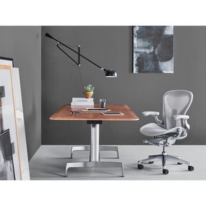 Silla de Oficina Ergonómica con Altura Ajustable, Reposacabezas, Marco de Aluminio, Giratoria, con Asiento de Madera Contrachapada, Espuma, Tela, PP y PU - Product Image 4