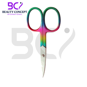 กรรไกรตัดเล็บแบบโค้งสำหรับตกแต่งคิ้ว ลดราคาพิเศษ ใบมีดสแตนเลสคมกริบ ตัดหนังกำพร้าได้ - Product Image 2