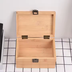 กล่องไม้ของขวัญสำหรับบรรจุด้วยงานฝีมือรูปพระจันทร์เสี้ยวแบบเรียบง่ายที่กำหนดเอง - Product Image 1