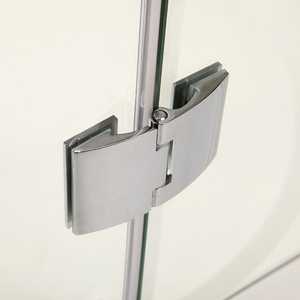 Box Doccia Semicircolare 90x90mm in Vetro Spessore 6mm Senza Telaio Design Leone Accessorio Bagno - Product Image 5