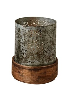 Galvanized Metal <b>Tealight</b> Candle Holder Table Top Modern Handcrafted Galvanized <b>Tealight</b> Candle Holder Gifted Fancy <b>Tealight</b> - Product Image 1