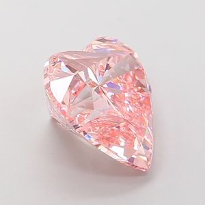 Bague de fiançailles haut de gamme élégante avec diamant CVD rose vif fantaisie taille cœur de 13,33 carats, certifié IGI, clarté VS1, diamant en croissance - Product Image 4