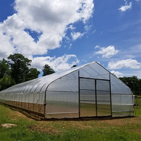 Une serre agricole de grande taille à tunnel élevé à prix coûté d'usine pour la culture de tomates
