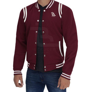 Vestes Varsity d'hiver pour hommes personnalisées respirantes col montant avant logo nouveauté vente en gros - Product Image 5