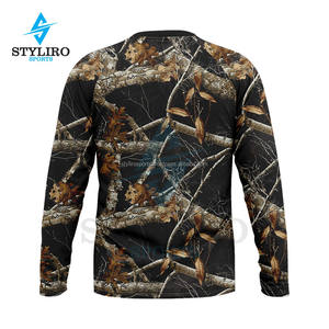 Ropa de hombre, camisetas de algodón, árbol real impreso CAMO caza selva impreso camping bosque camisetas hombres camisetas - Product Image 6