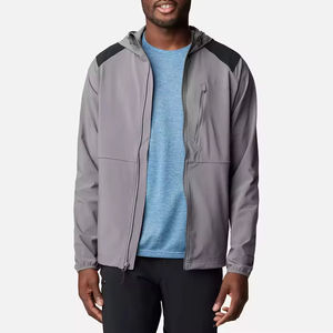 แจ็คเก็ตซอฟต์เชลล์กีฬาคุณภาพสูงแบบใหม่สำหรับผู้ชาย ไซส์พลัส กันน้ำ กันลม สำหรับฤดูหนาว รับผลิตแบบ OEM - Product Image 2