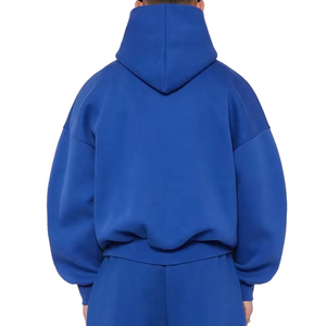 Personnalisé 600 Gsm Haute Qualité Poids Lourd Puff Print Hommes 100% Coton Broderie Survêtements Sweat Hiver Sweat À Capuche Surdimensionné - Product Image 3