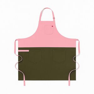 Tablier de cuisine en cuir commercial avec doublure en toile, poches de rangement intégrées, design unisexe pour restaurant et bar - Product Image 3