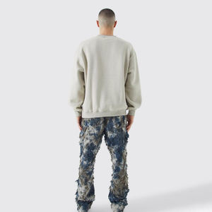 2025 meilleur Design hommes 100% coton polaire sweats Premium confortable hiver poche personnalisable Logo impression numérique - Product Image 6