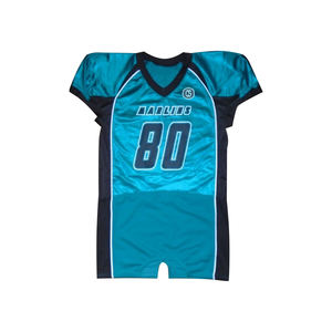 Camiseta de fútbol americano personalizada para niños, transpirable, talla grande, fabricante de Pakistán al por mayor, técnica de sublimación corta - Product Image 4