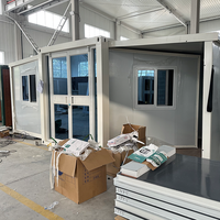 Nouvelle conception de maison conteneur de 20 pieds et 40 pieds, 2, 3, 4 chambres, maison modulaire, isolation, extensible, maisons conteneurs extérieures