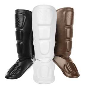 Las mejores espinilleras OEM Muay Thai para niños y adultos Espinilleras de agarre elásticas con logotipo personalizado Guantes de boxeo para adultos baratos - Product Image 1