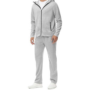 Conjunto Deportivo Premium 2025 de 2 Piezas, Informal, Transpirable, 100% Poliéster, Felpa, Manga Larga, Cierre Completo, para Gimnasio, Trotar, Deportes, Invierno - Product Image 3