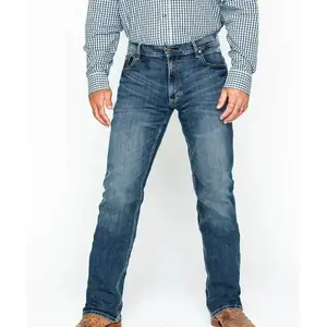 Pantalones vaqueros ajustados para hombre con nuevo diseño personalizado, pantalones vaqueros ajustados elásticos, pantalones vaqueros informales ajustados para hombre