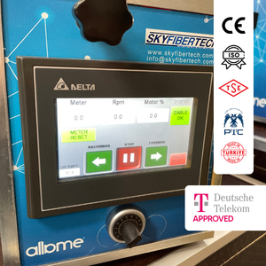 Machine à souffler des câbles à fibres optiques, approuvée par Deutsche Telekom, système MicroSKY Plus Protokoll, machine à souffler des câbles, fabricant turc - Product Image 4