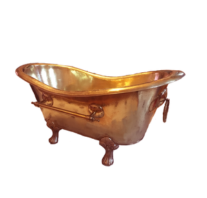 Bañeras de cobre para adultos de diseño antiguo de gran tamaño al por mayor más vendidas, bañeras de estilo moderno fabricadas. - Product Image 3