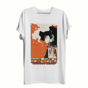 เสื้อยืดผ้าฝ้ายแท้ 100% พิมพ์ลาย 3 มิติ ลายอนิเมะคาวบอยบีบอป พร้อมโลโก้ เนื้อผ้าเจอร์ซีย์ระบายอากาศได้ดี น้ำหนัก 220 กรัม/230 กรัม - Product Image 3