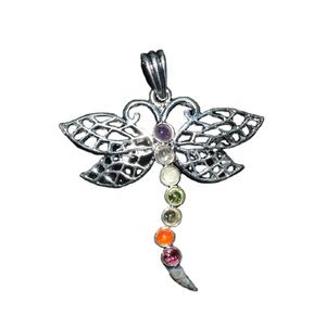 Abordable Papillon Chakra Pendentif | Chakra Pendentif en ligne à la vente - Product Image 1