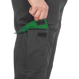 CBF Balducci Group Combinaison de travail unisexe durable multi-poches gris/vert, idéale pour les vêtements de travail - Product Image 4