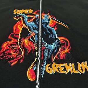 Sweats à capuche surdimensionnés à fermeture éclair 100% coton pour hommes avec poche Impression personnalisée de haute qualité Hiver - Product Image 2