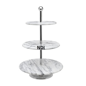 แท่นวางเค้กไม้ตกแต่งตามธรรมชาติที่วางเค้กของหวานผลไม้ - Product Image 3