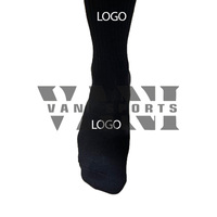 Meilleures ventes de chaussettes de football confortables pour l'équipage Conception personnalisée Impression numérique Positions de logo multiples (corps inférieur de la manchette)-quantité minimale de commande bas