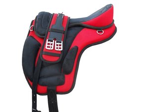 Sillín de caballo Freemax de primera calidad con estribo y circunferencia Sillín de caballo sintético Freemax Sillín de caballo sin árboles - Product Image 2