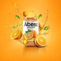 Échantillons Gratuits Jus d'Orange de Haute Qualité 330ml Marque ABVietnam Prix Compétitif OEM ODM Marque Privée Saveur Faible en Glucides