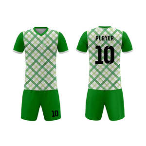 Chaqueta de fútbol uniforme deportivo uniformes sublimados fútbol verde personalizado al por mayor uniforme de fútbol - Product Image 5