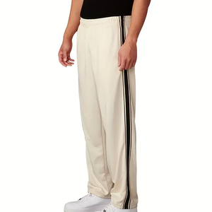 Pantalons et pantalons amples pour hommes personnalisés OEM et ODM tricots pour hommes pull en tricot à fourrure d'hiver pantalon chaud et respirant tricoté à cordon de serrage - Product Image 1