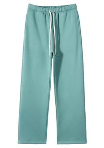 Pantalons amples pour hommes Bas personnalisés 100% coton lourd Pantalons de survêtement à jambe droite Pantalons de jogging Pantalons de survêtement pour hommes - Product Image 2