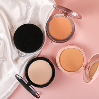 No Logo Cosmetics 8 Couleurs Poudre Pressée Poudre Pour Le Visage Maquillage Poudre Fixante De Haute Qualité