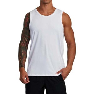 High Quality Sleeveless Shirt Muscle Gym Fitness Men's Custom <b>Stringer</b> Bodybuilding Tank Tops Cotton Polyester Breathable - Product Image 6
