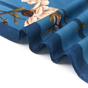 新ファッションマレーシアシルク90*90cm寛大なバブルサテンスカーフプリントチューブスクエアジャージームスリムヒジャーブ - Product Image 3