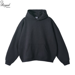 Sweat-shirt unisexe à capuche de qualité supérieure, coupe classique, molleton personnalisé 350g, respirant, avec poche, impression 3D en relief, sweat-shirt pour homme - Product Image 2
