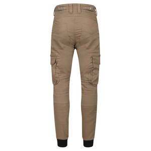 Chaqueta de moto de cuero genuino estirable para mujer y pantalones Cargo ropa de carreras resistente a la abrasión con ajuste Flexible - Product Image 3