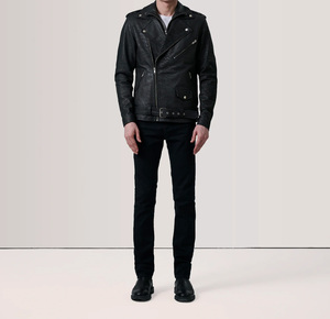 Chaqueta de Cuero Bomber Vintage Unisex de Alta Calidad con Colores Personalizados, Cuello Alto e Impermeable para Invierno - Product Image 2