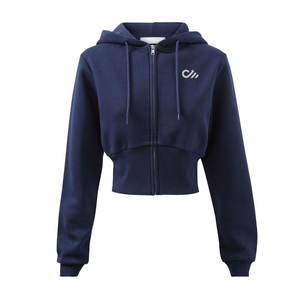 Sudaderas Cortas para Mujer al por Mayor a Precio Económico, Impresión de Logotipo Personalizado, Sudaderas Transpirables de Manga Larga en Venta - Product Image 4