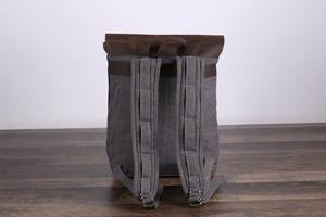 Sac à dos en cuir ciré grande école de voyage sac à dos pour ordinateur portable meilleur pour lui cadeau de fête des pères LCB-0011B - Product Image 4