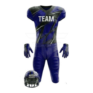 Uniforme de Fútbol Americano al por Mayor de Primera Calidad, Manga Corta, Transpirable y de Secado Rápido, Accesorios Totalmente Personalizables - Product Image 2