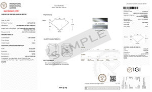 Superbe 3.04 Carat Radiant Cut Lab Grown Diamond E Color VVS2 10.01 MM IGI Certificate pour les bijoux de luxe - Product Image 2
