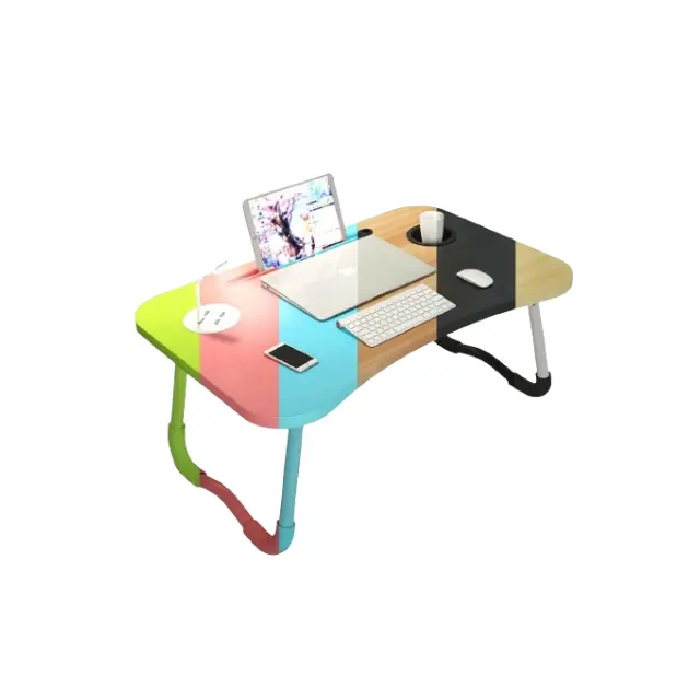 Mesa para laptop com qualidade garantida com recurso dobrável e cama disponível personalizada usa mesa para laptop