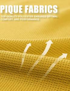 Camisas informales OEM de alta calidad a precio de fábrica para hombre, camisetas de punto, estilo Golf, impresión Digital transpirable de secado rápido, personalizadas a granel - Product Image 6