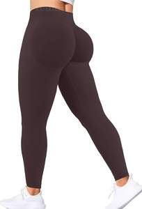 Qualité supérieure pour Impact Gym Workout Leggings pour femmes Scrunch Butt Lifting Seamless Mid-Low Waist Tummy Control Solid Pants - Product Image 5