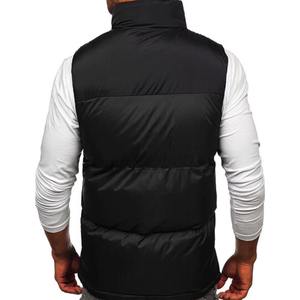 Pakistán fabricación bajo precio hombres Puffer chaleco Color sólido buena calidad Slim fit Puffer chaleco chaqueta para hombres cómodo - Product Image 6