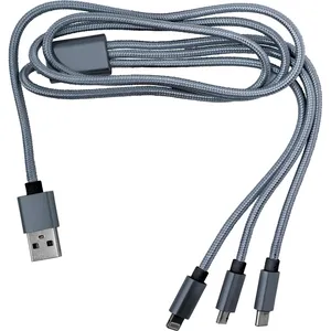 Set di Cavi USB Promozionali in Nylon Felix Personalizzati - Product Image 3
