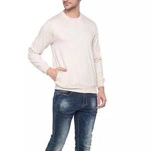 Sudaderas lisas de Cuello redondo en blanco de algodón OEM, materiales originales, nuevo diseño, ropa de sudor para hombre, sudadera básica con estampado bordado - Product Image 6